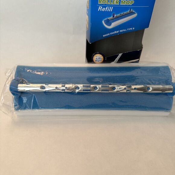Mr Clean Magic Cleaning Eraser Blue and White Roller Mop Refill Type B Universal - Picture 2 of 9